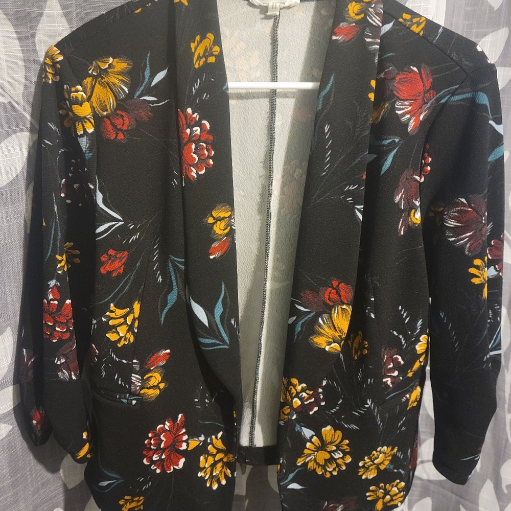 Maurices Floral Blazer Size L